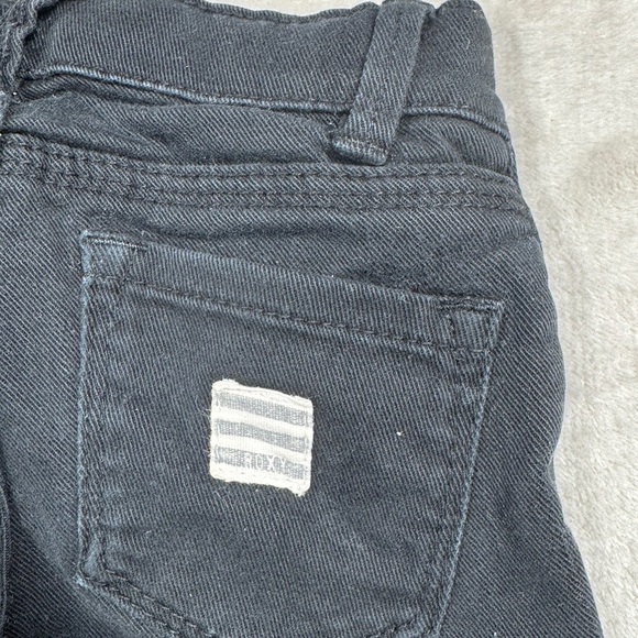 Roxy Quiksilver Girls Black Skinny Cotton Blend Zipper Fly Jeans Size 2T - Picture 10 of 15